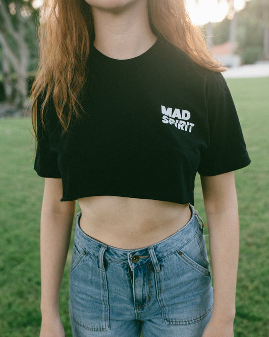 Cropped Classic Tee - Black